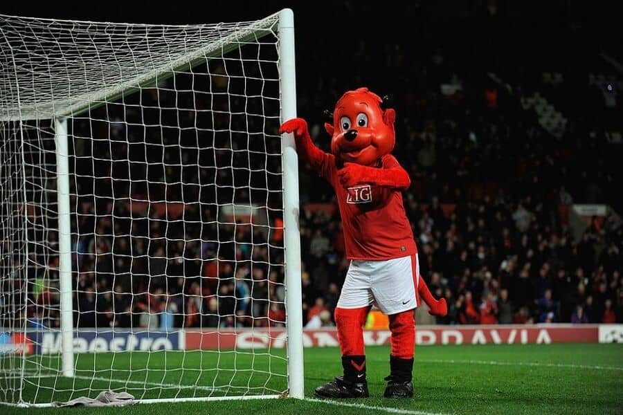 Mascot For Manchester United 